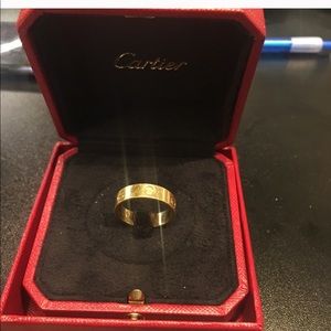 Cartier Ring size 58.